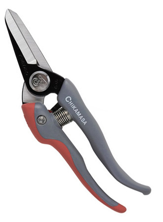 Tijera Poda CHIKAMASA TSB-66B - 19,5 cm | Hoja Extra Larga (Gris)