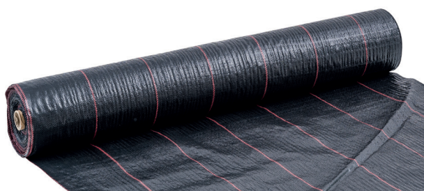 Malla agrícola negra 130 gr. 100 m2.