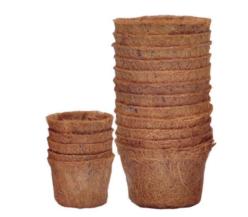 Maceta Fibra de Coco – Diámetro 18 cm | 12 udes. Pack