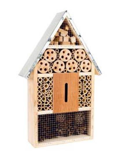 Hotel para insectos - Pino | 23 x 7 x 40 cm